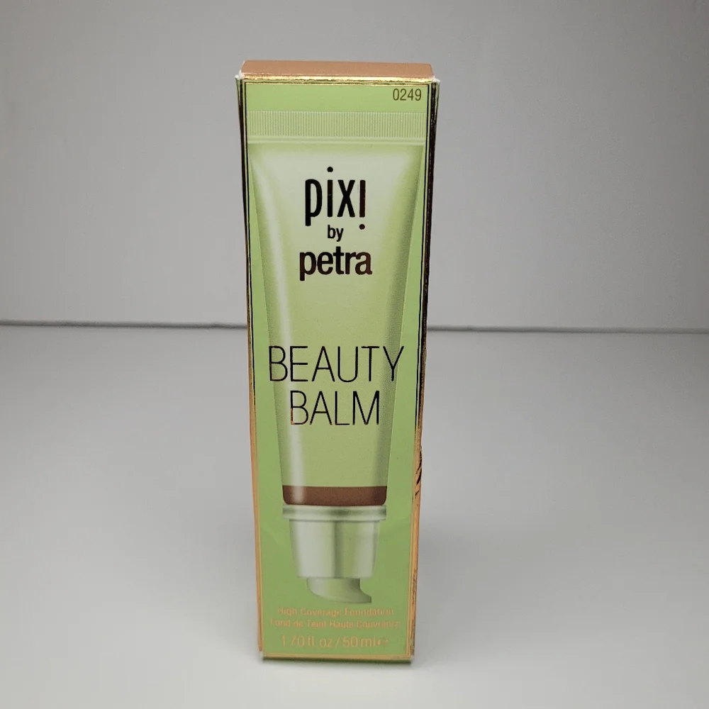 PIXI by PETRA Foundation No.5 Mocha Beauty Balm 1.7oz High Coverage Moisturizing